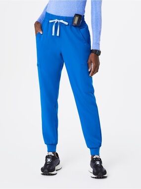 Figs Women's Bright Blue Cargo Jogger Track Pants